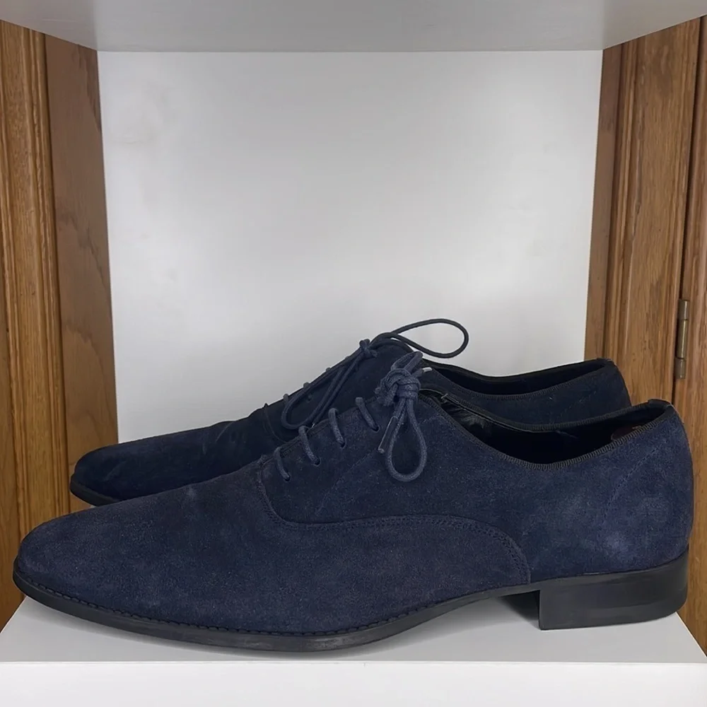 ZARA Man Dark Blue Dress Shoes - 43 - Picture 5 of 10
